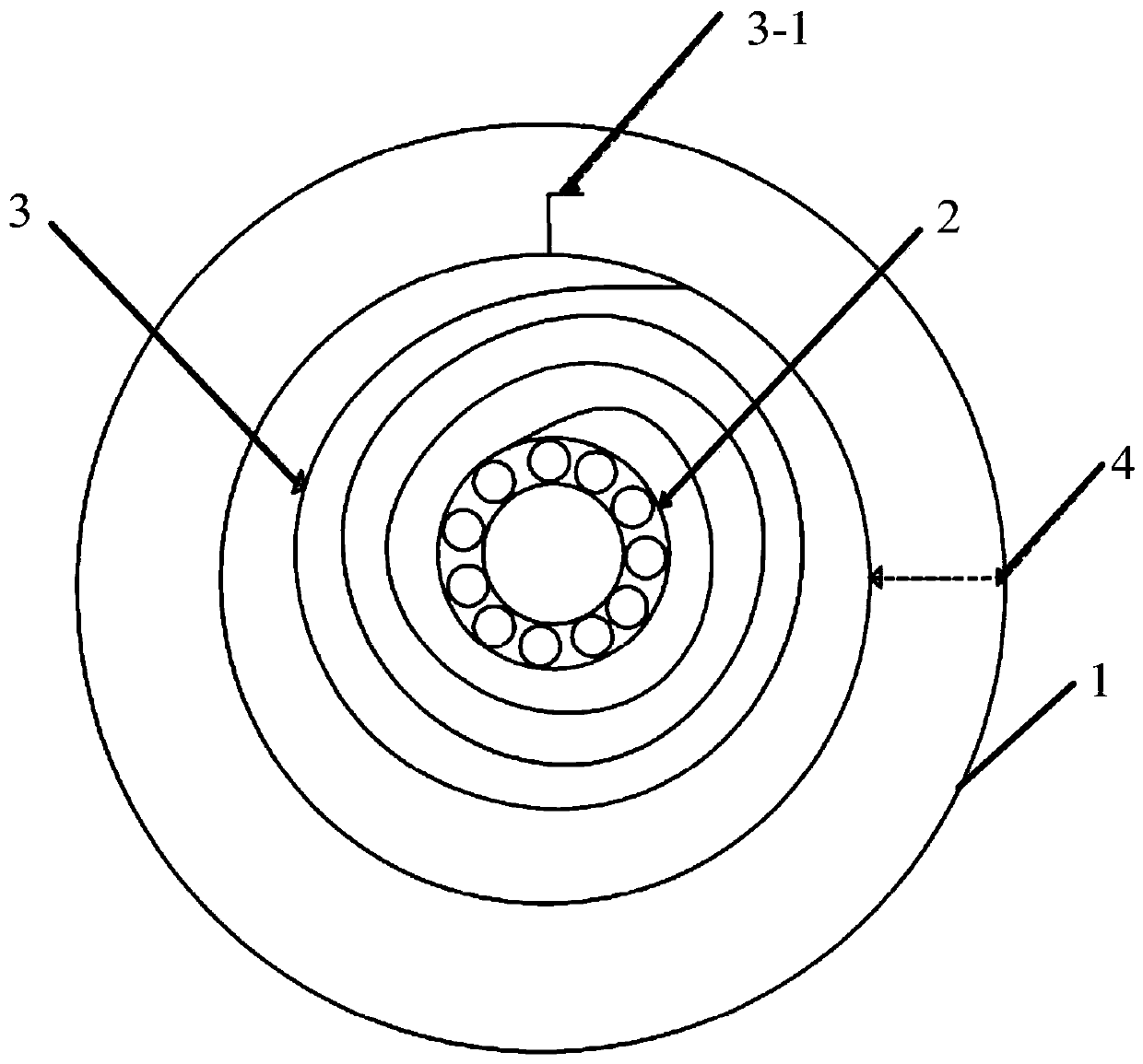 Test wire winding device