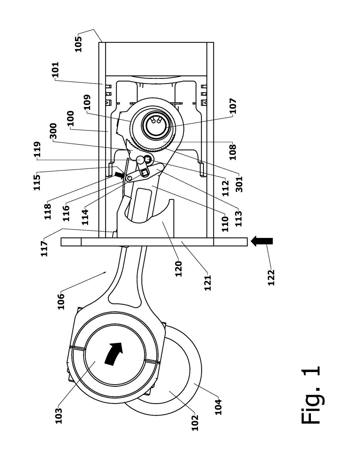 Variable compression connecting rod