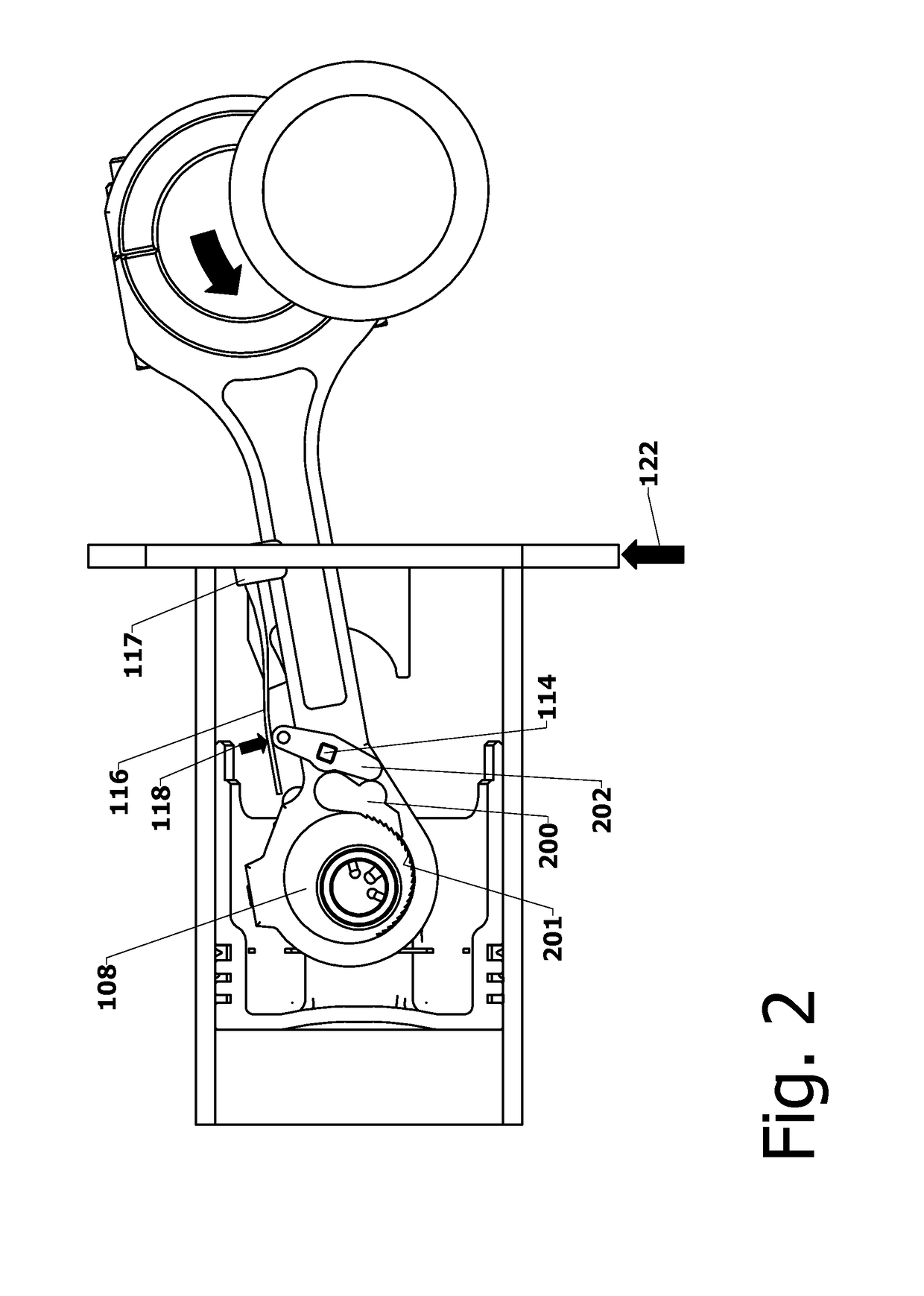 Variable compression connecting rod