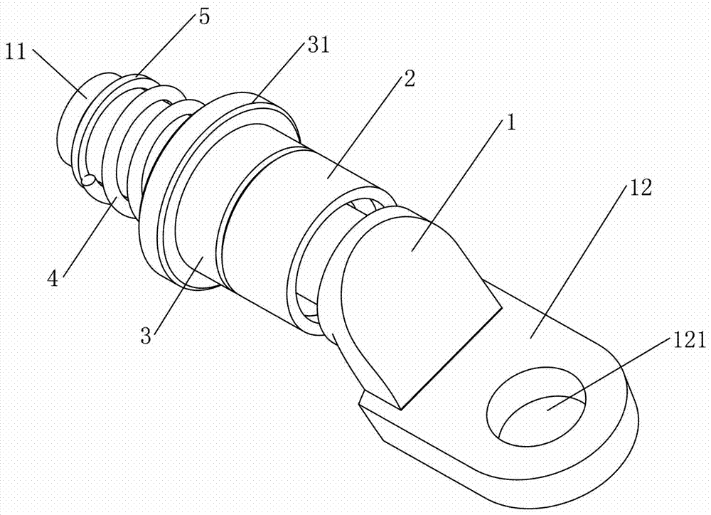 Multi-face external pressing type fast energy-saving conductive connector