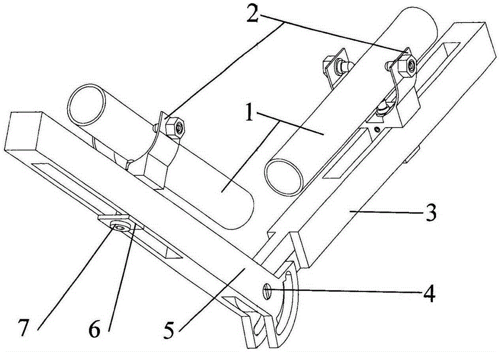 Device and method for detecting included angle of laying of aircraft pipelines