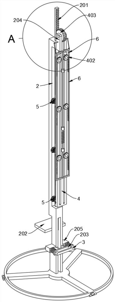 Feeler lever for printing and dyeing machine maintenance illumination