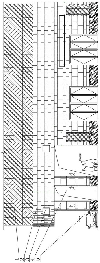 Building-approaching and road-width-limited building-riding expansion method and equipment thereof