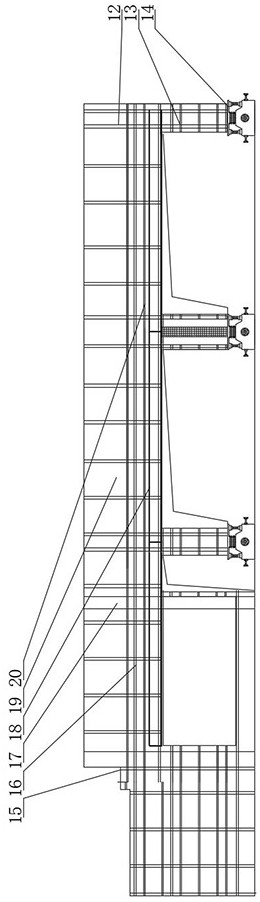 Building-approaching and road-width-limited building-riding expansion method and equipment thereof