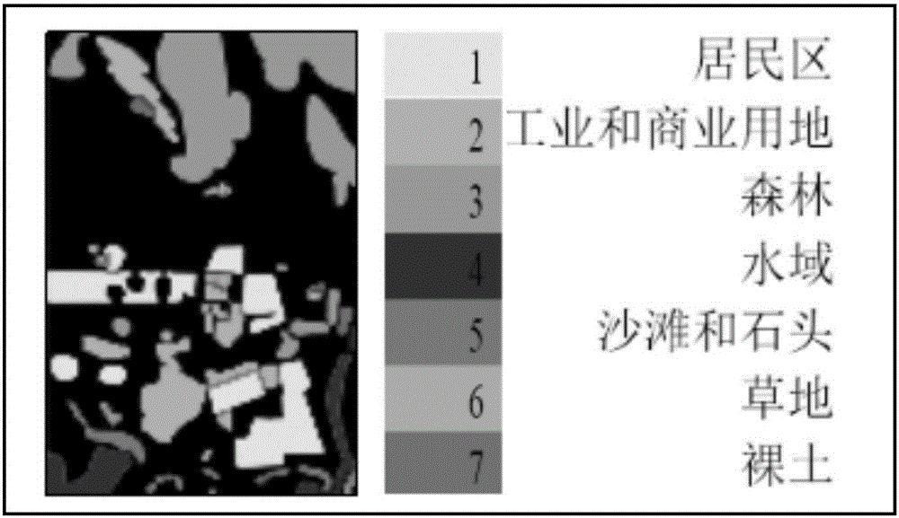 Multi-temporal hyper-spectral image classification method based on spatial-spectral feature preserving global geometric structure