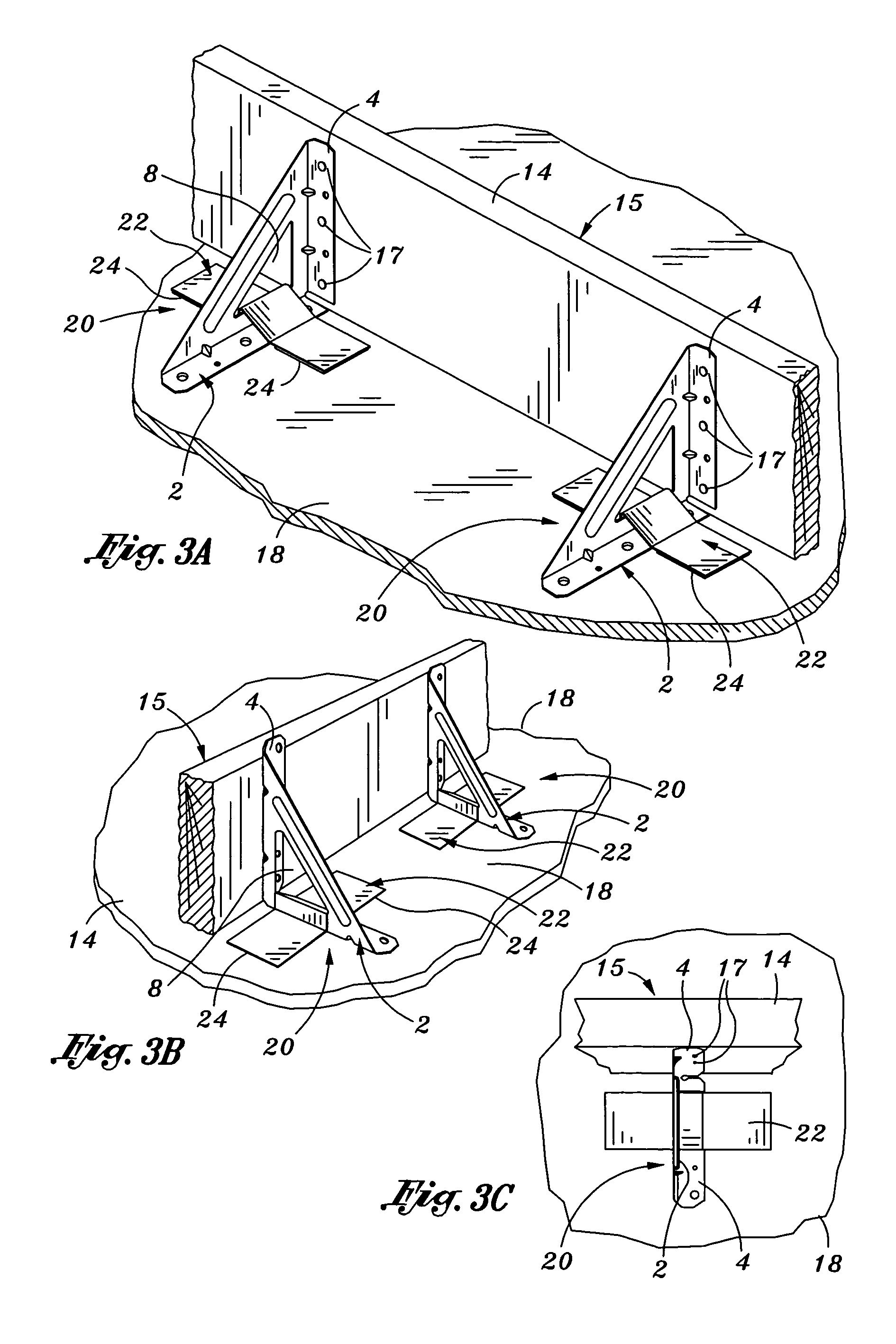 Non-destructive form brackets and methods of using the same