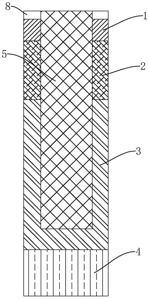 Method for constructing waterproof curtain of deep foundation pit by adopting high-pressure jet grouting pile machine