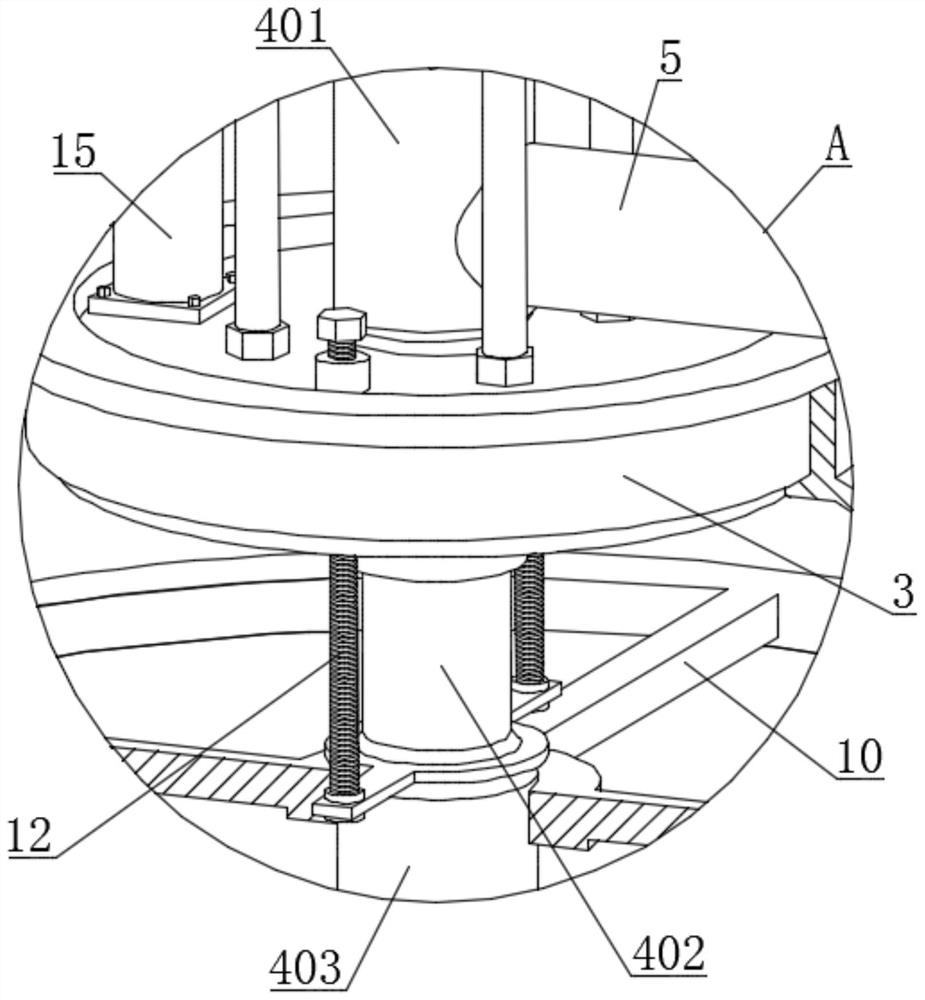 An agricultural biogas digester with dredging function