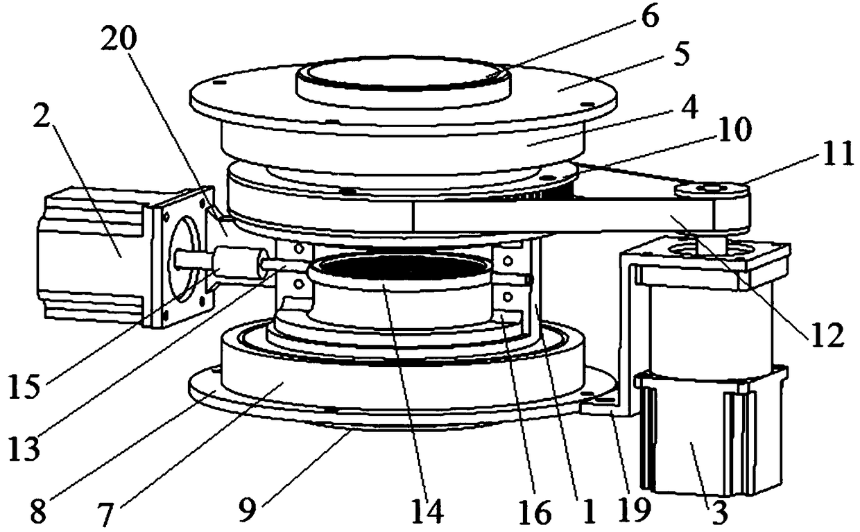 Automatic screening device for sample particles