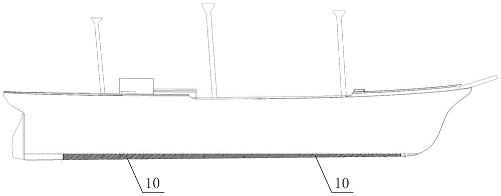 Ship keel structure and keel manufacturing method