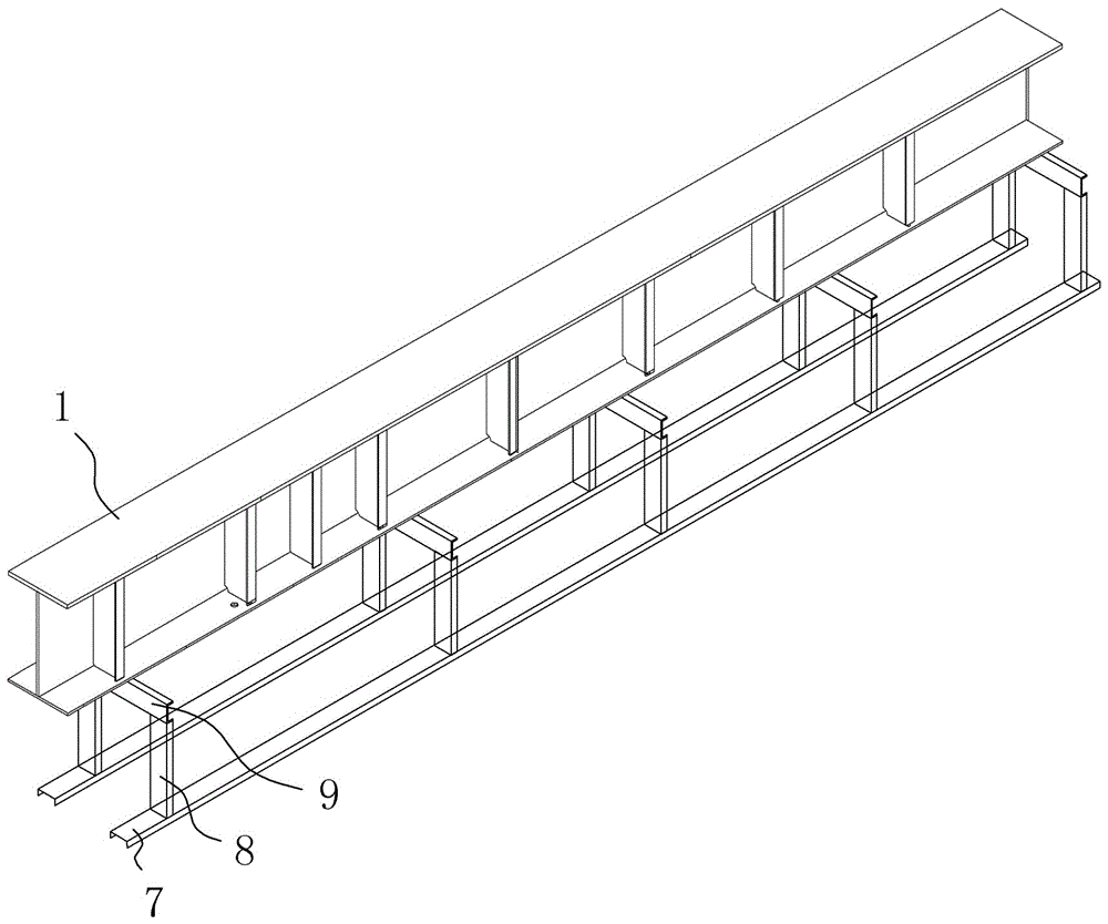 Ship keel structure and keel manufacturing method