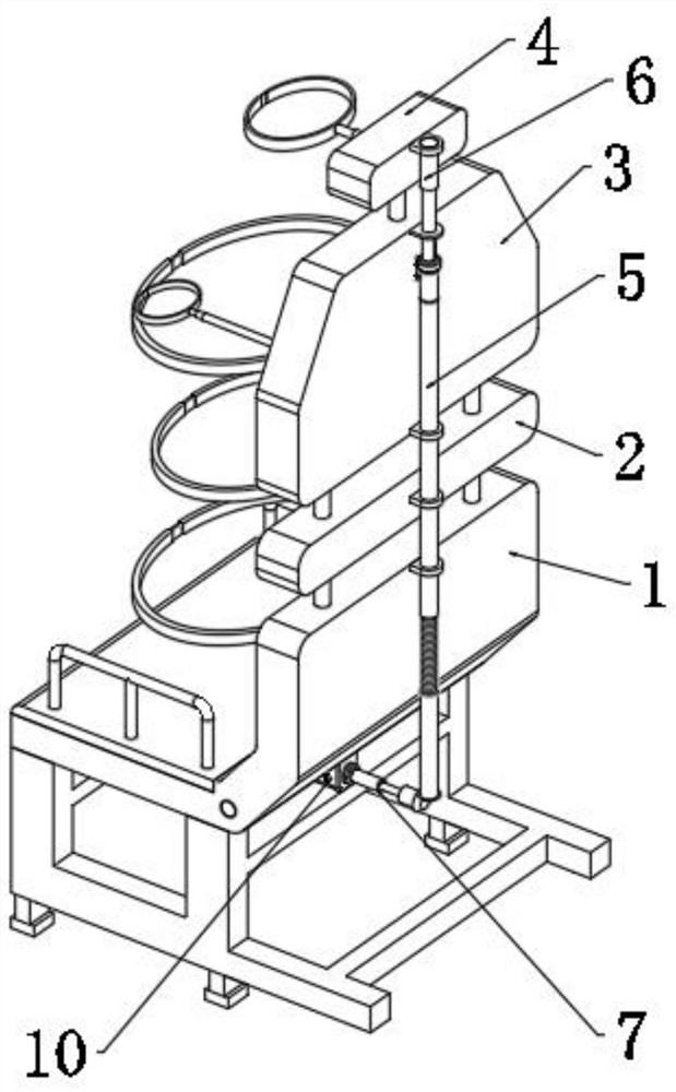 Telescopic treatment robot for spine rehabilitation and use method