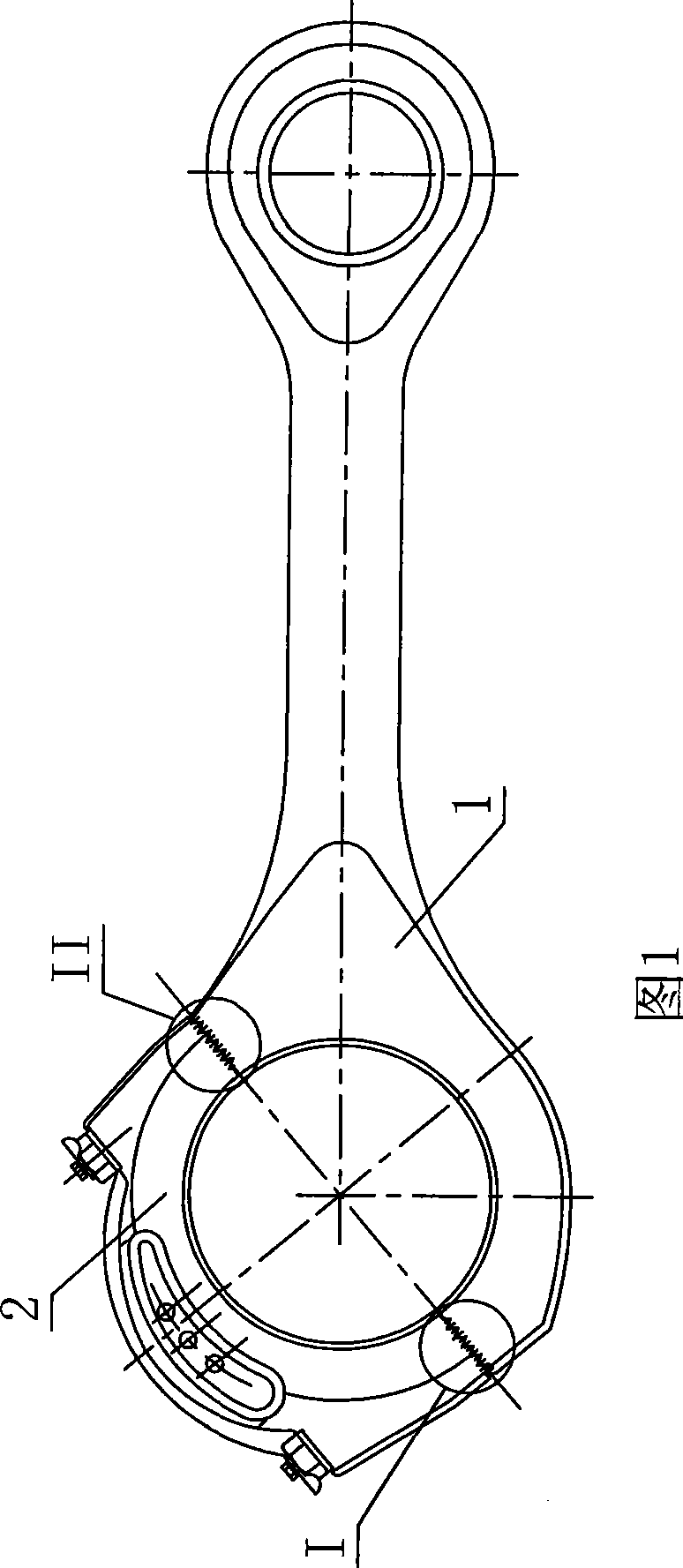 Method for processing high power medium-speed diesel linkage rod tooth form and special processing knife tool