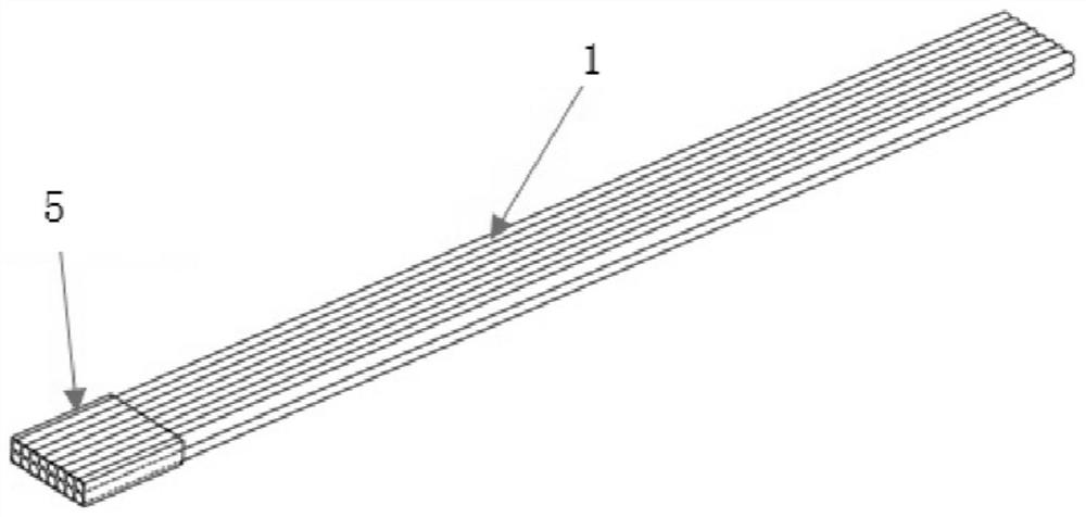 Optical fiber array connecting device and manufacturing method thereof