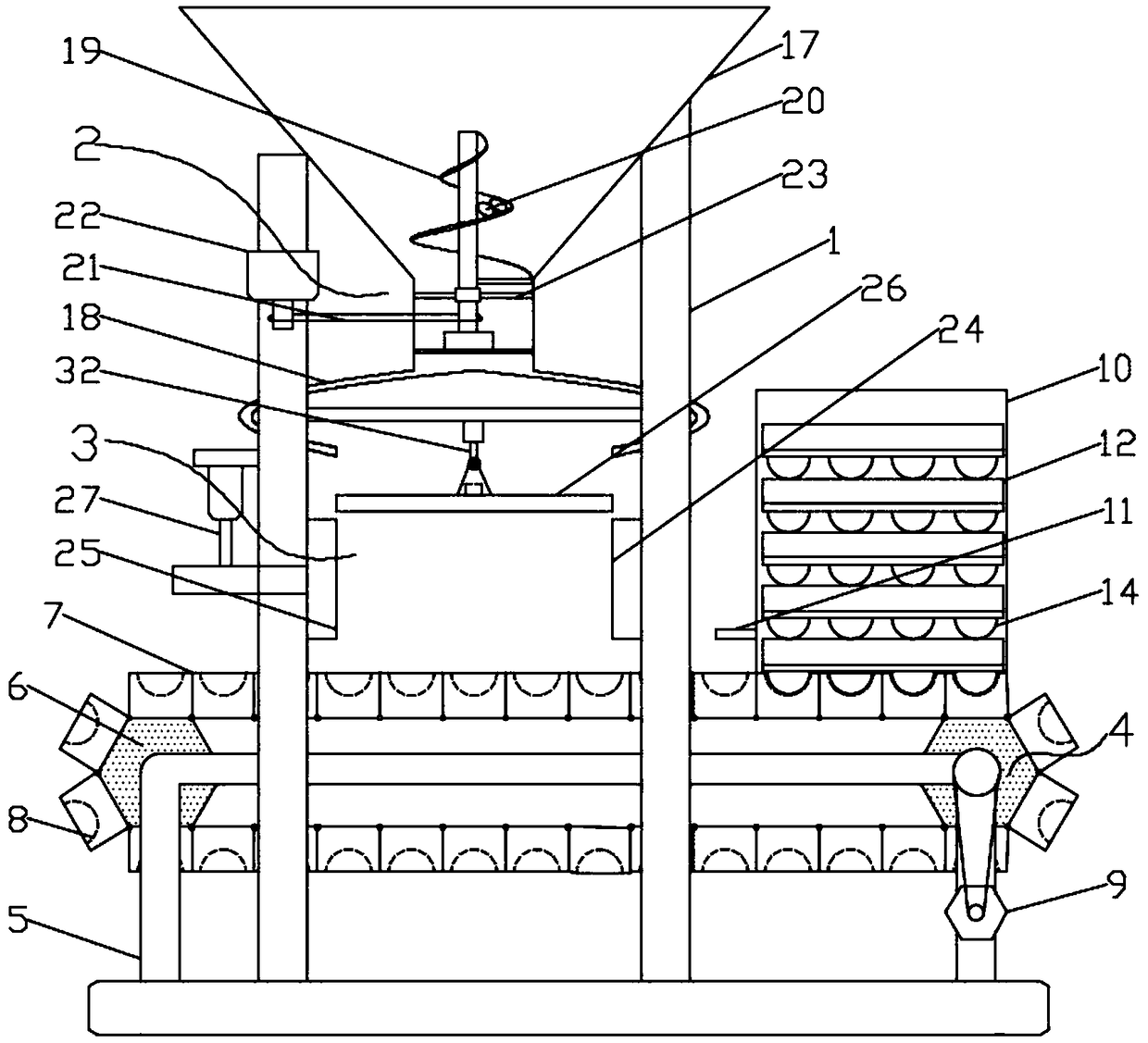 Full-automatic production equipment for building prefabricated parts and manufacturing process of building prefabricated parts