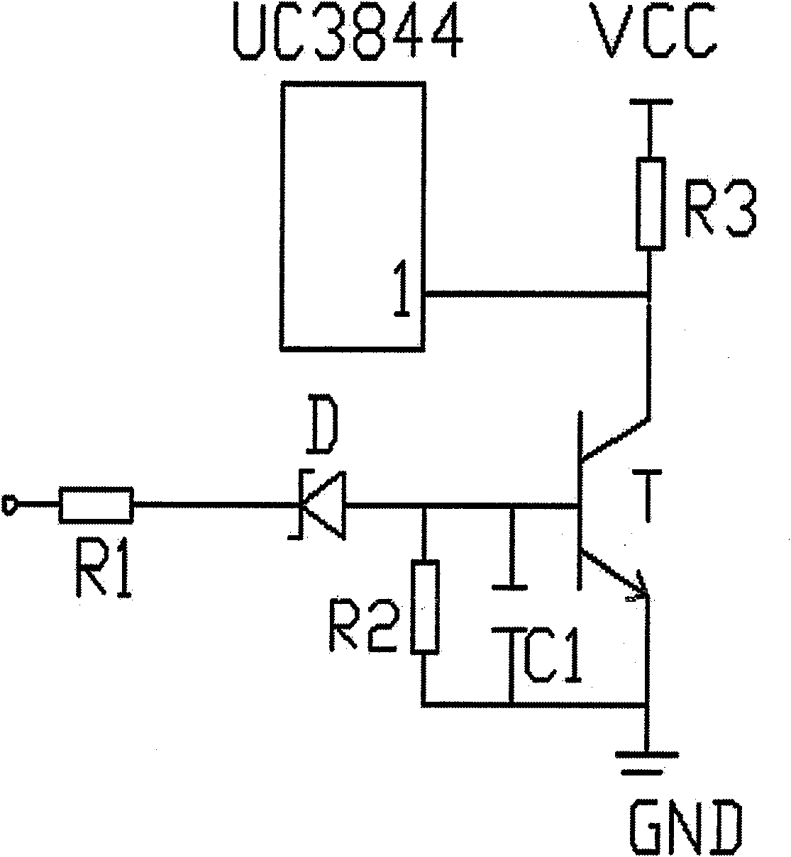 Switch power supply output overvoltage protection circuit