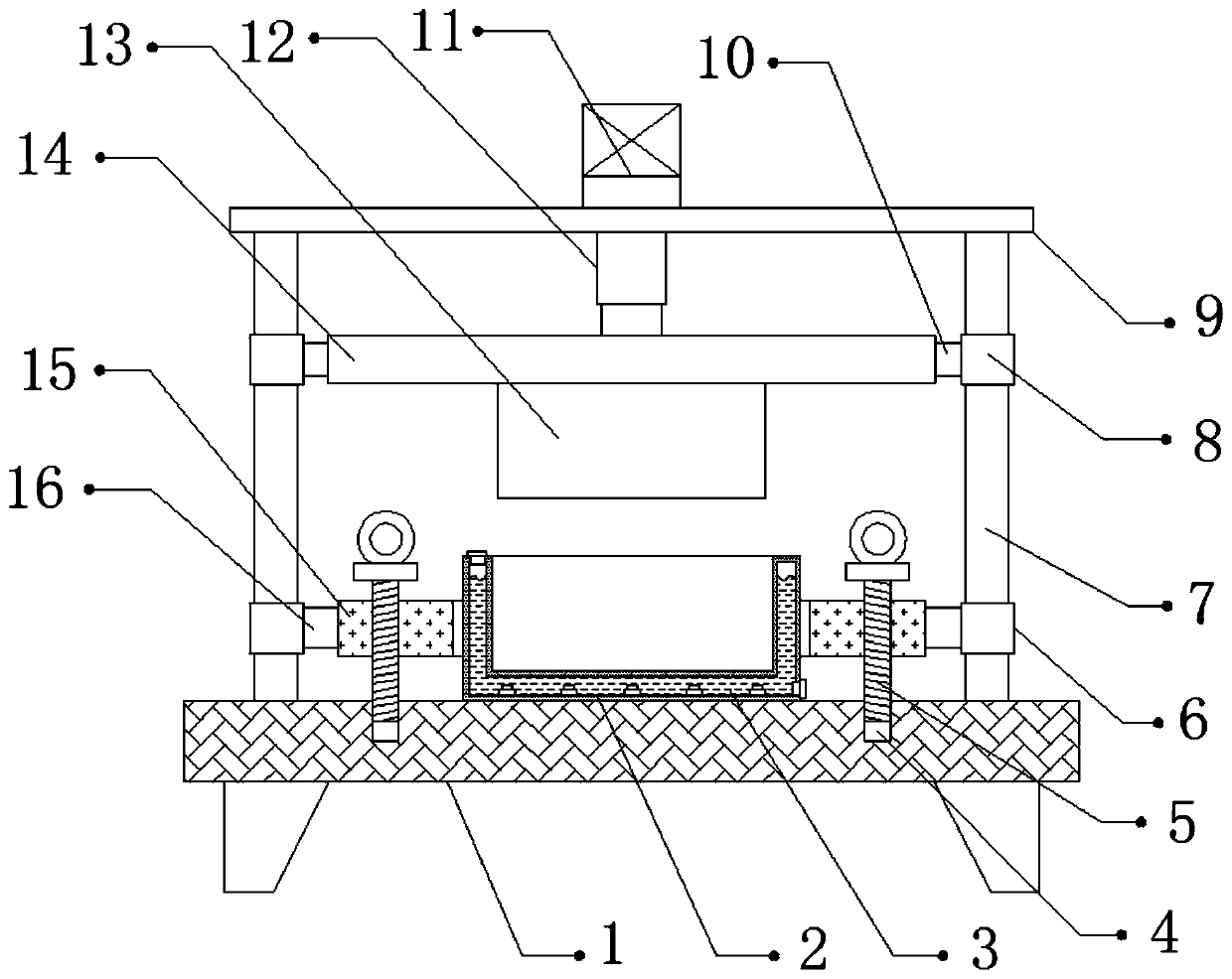 Die-casting forming device for aluminum product