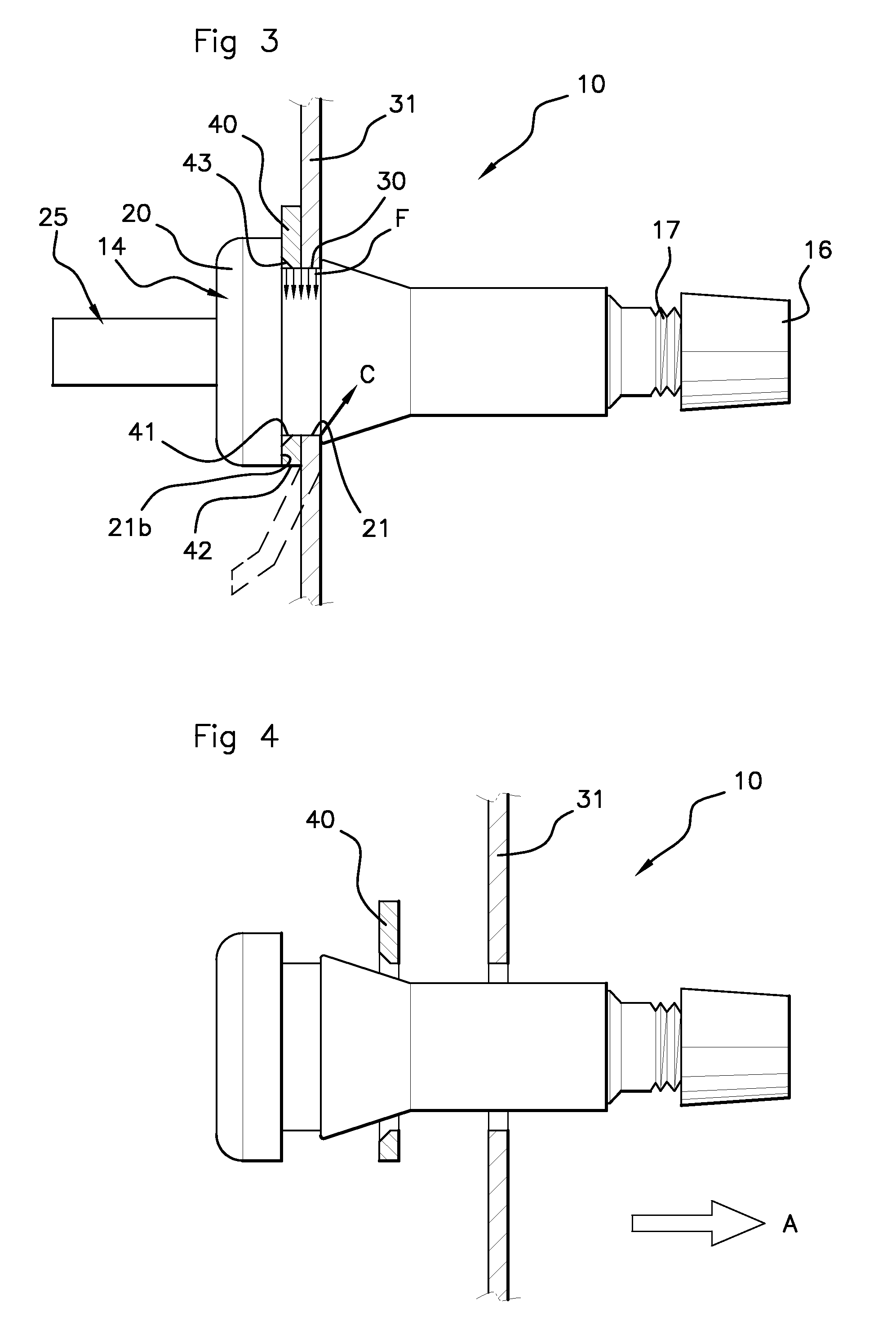 Wheel rim equipped with an inflation valve and method of installation of such a valve