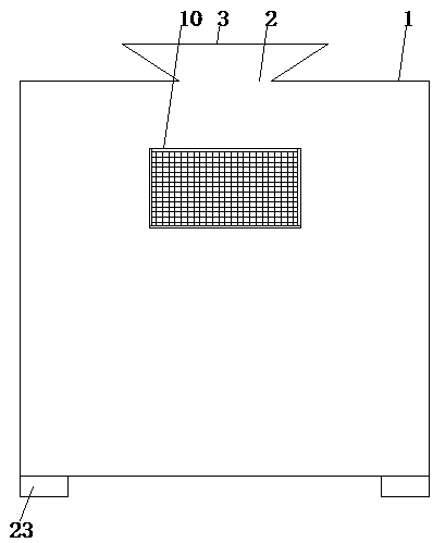 Tea hammering and cutting machine