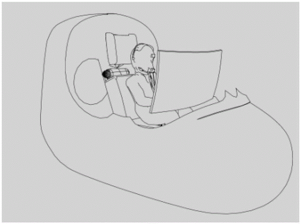 A 360-degree omnidirectional overload flight simulation simulator