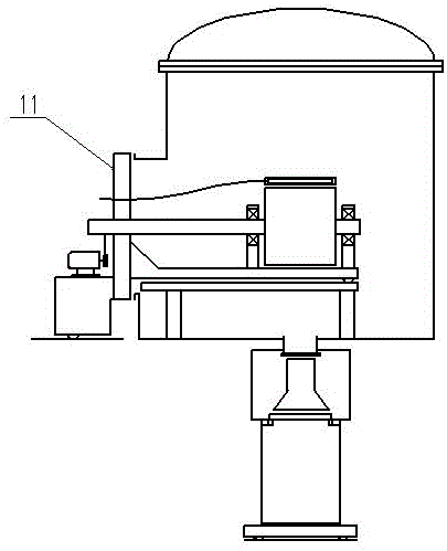 Double-faced cooling multifunctional efficient vacuum rapid-condensing furnace