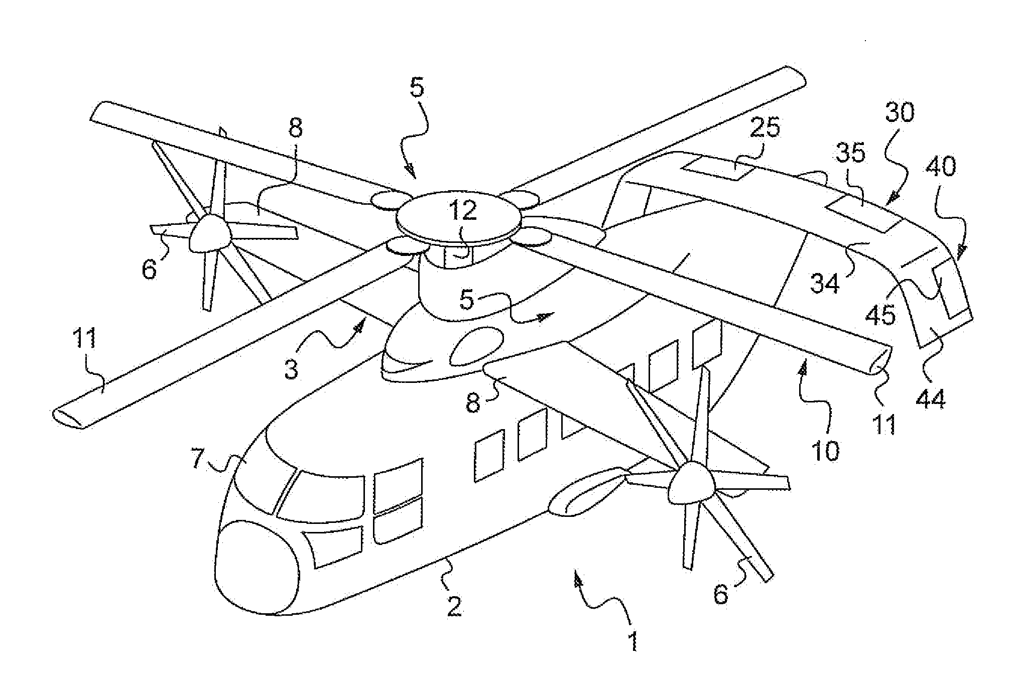 Fast hybrid helicopter with long range