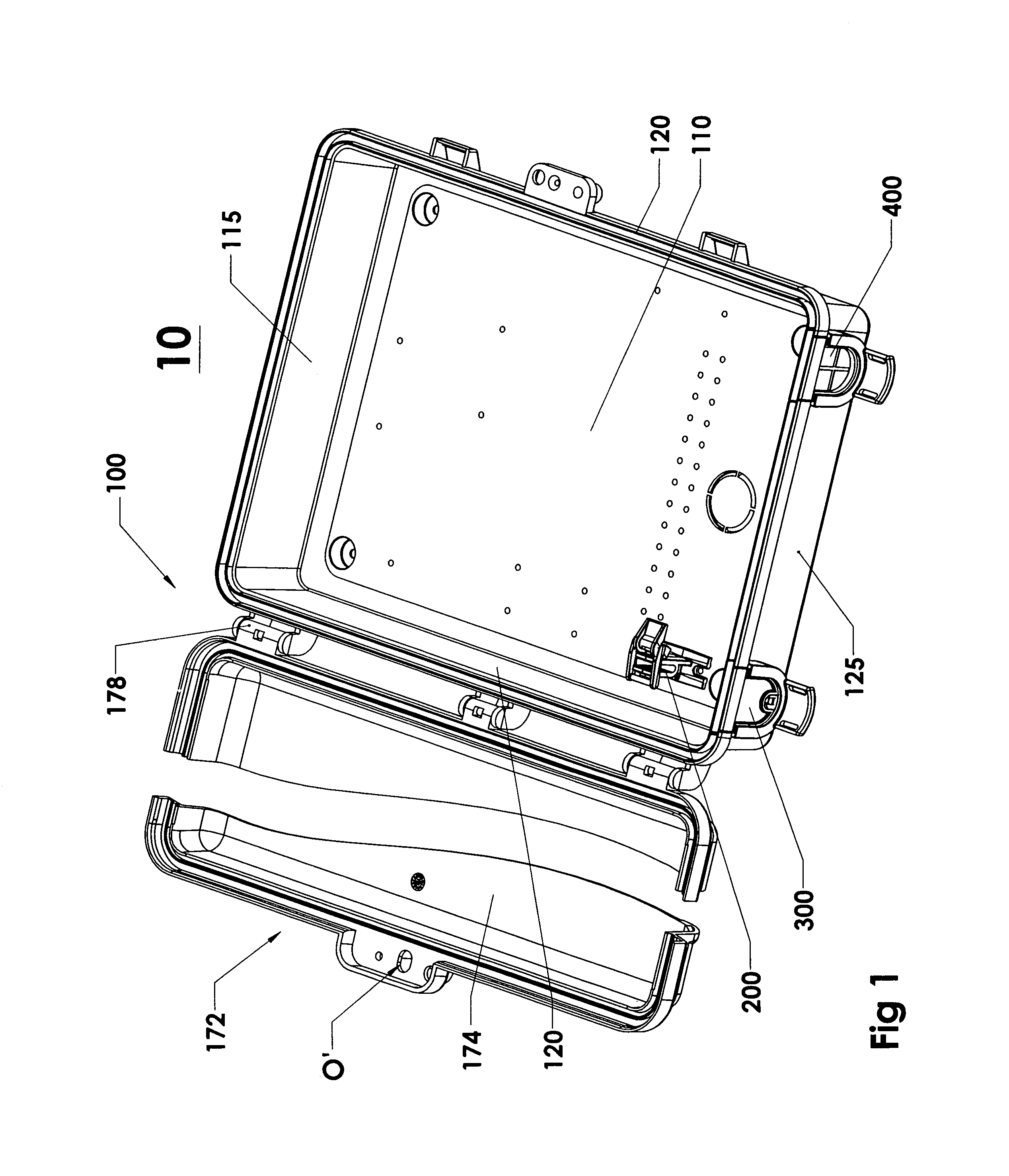 Retaining enclosure for above-ground fiber optic/cable network terminal