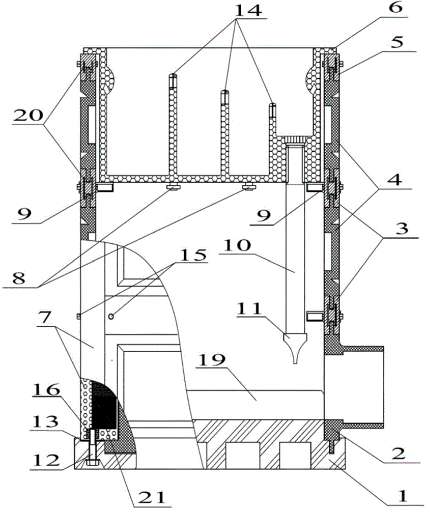 Inspection well with rainwater collection device