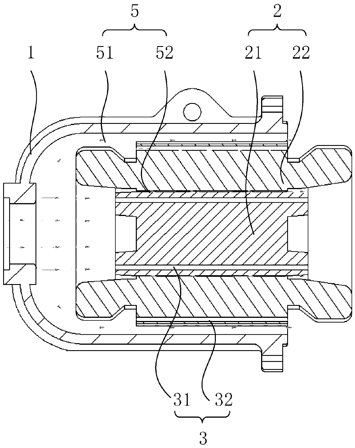 Compressor motor cooling structure, compressor and refrigeration system