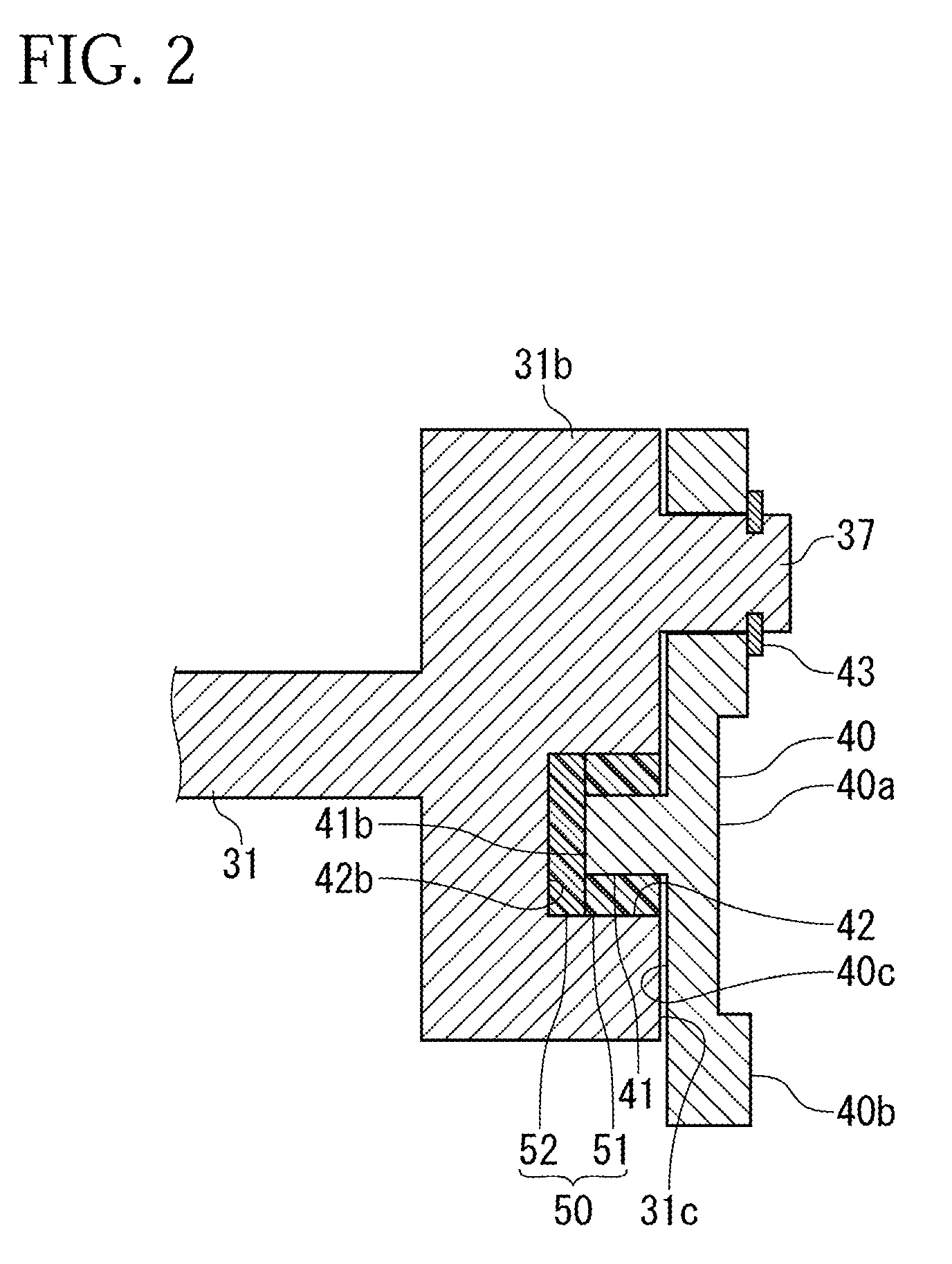 Scroll type compressor having an elastic member to suppress noise and reduce variations