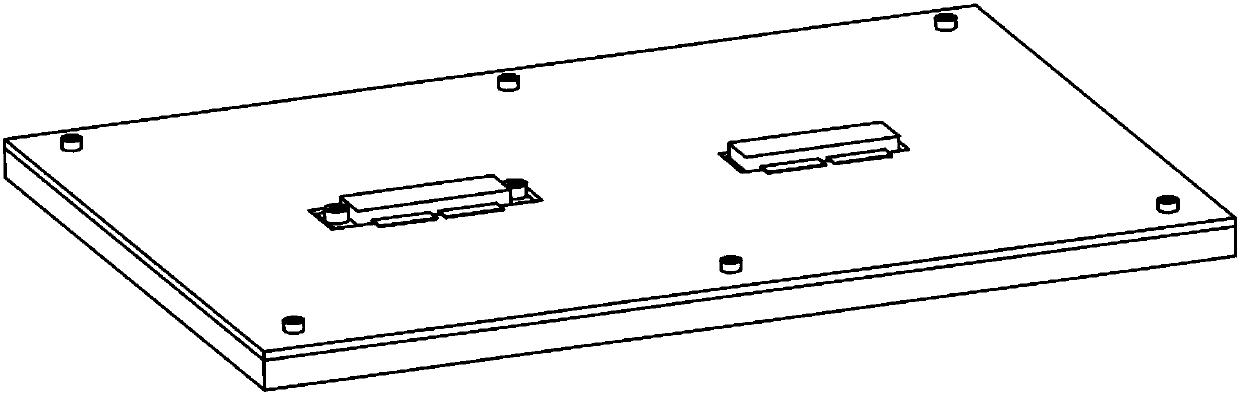 Installation fixing structure of independent packaging type radio-frequency power amplifier chip