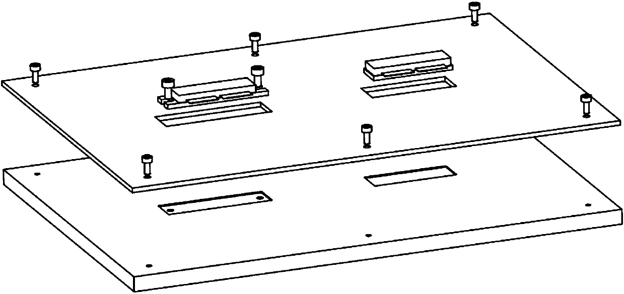 Installation fixing structure of independent packaging type radio-frequency power amplifier chip