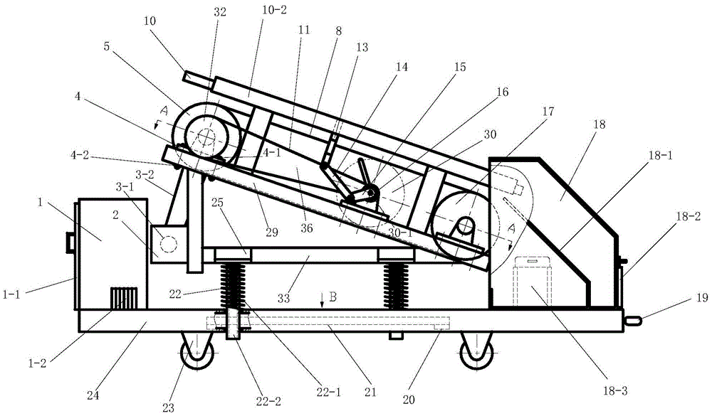 A kind of solid mixture multi-layer vibrating physical screening machine