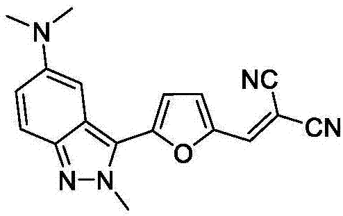 Preparation and application of mitochondrial fluorescent dye 3-heteroaryl substituted-2h-indazole derivatives