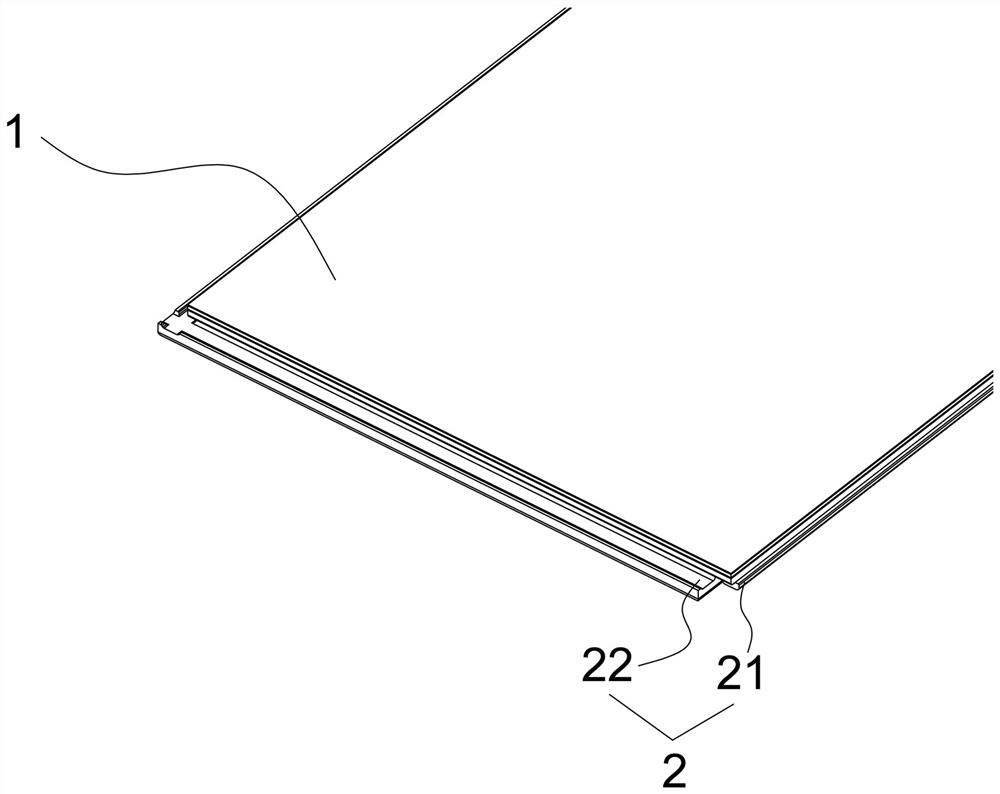 Composite wood floor and mounting method thereof