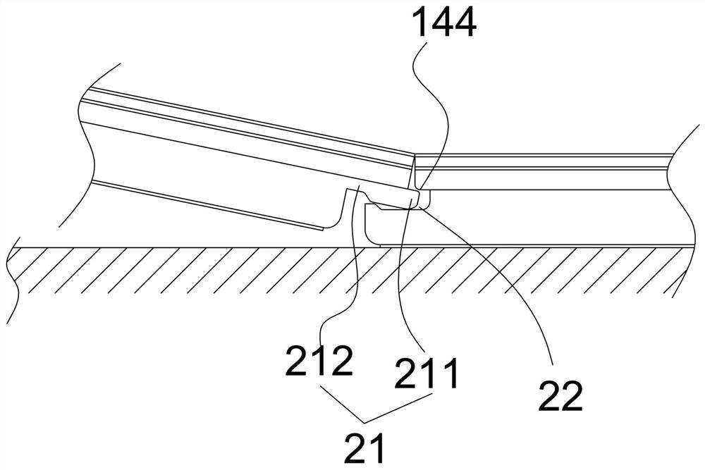 Composite wood floor and mounting method thereof