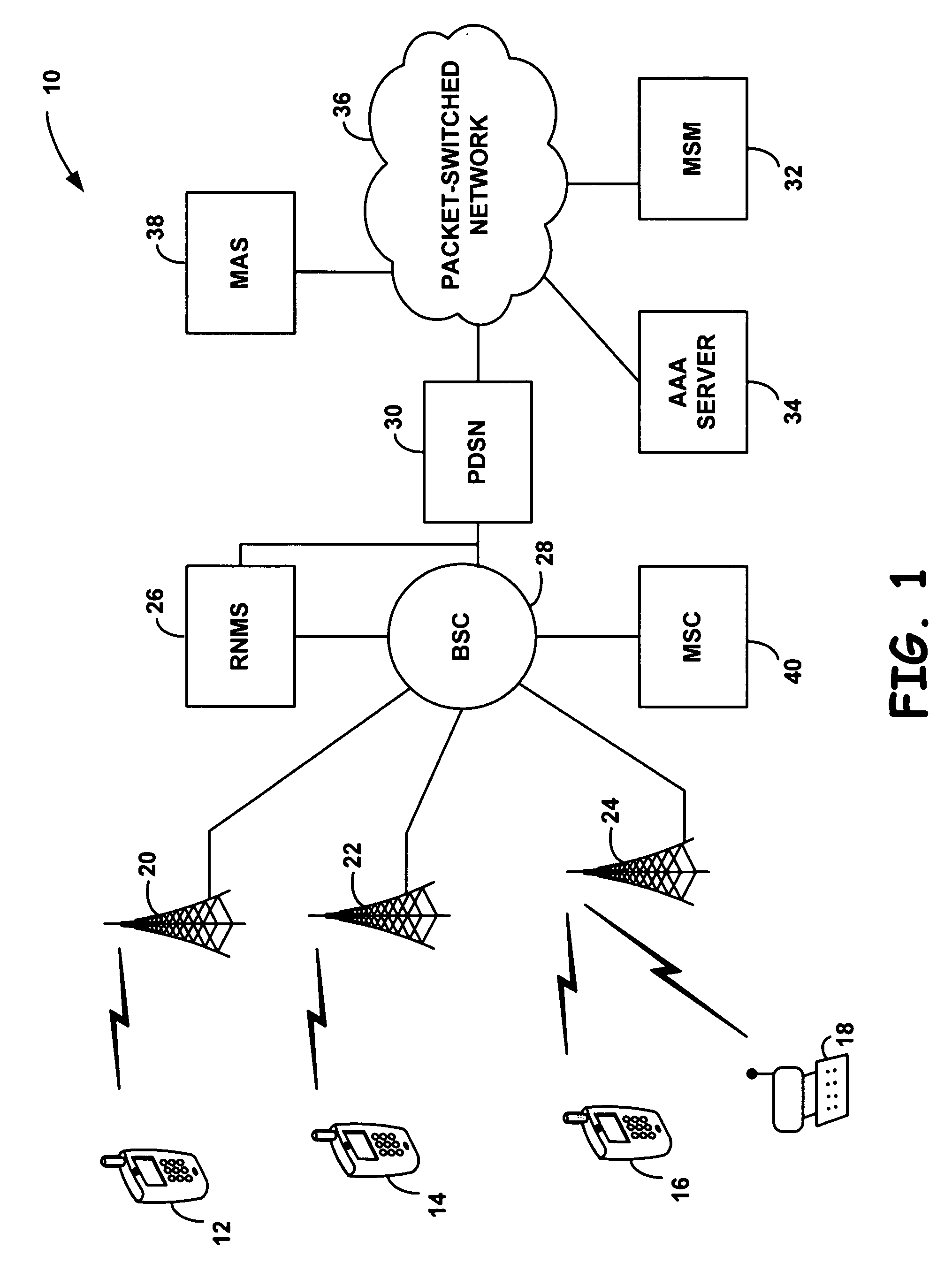 Method and system for multicasting messages to select mobile recipients