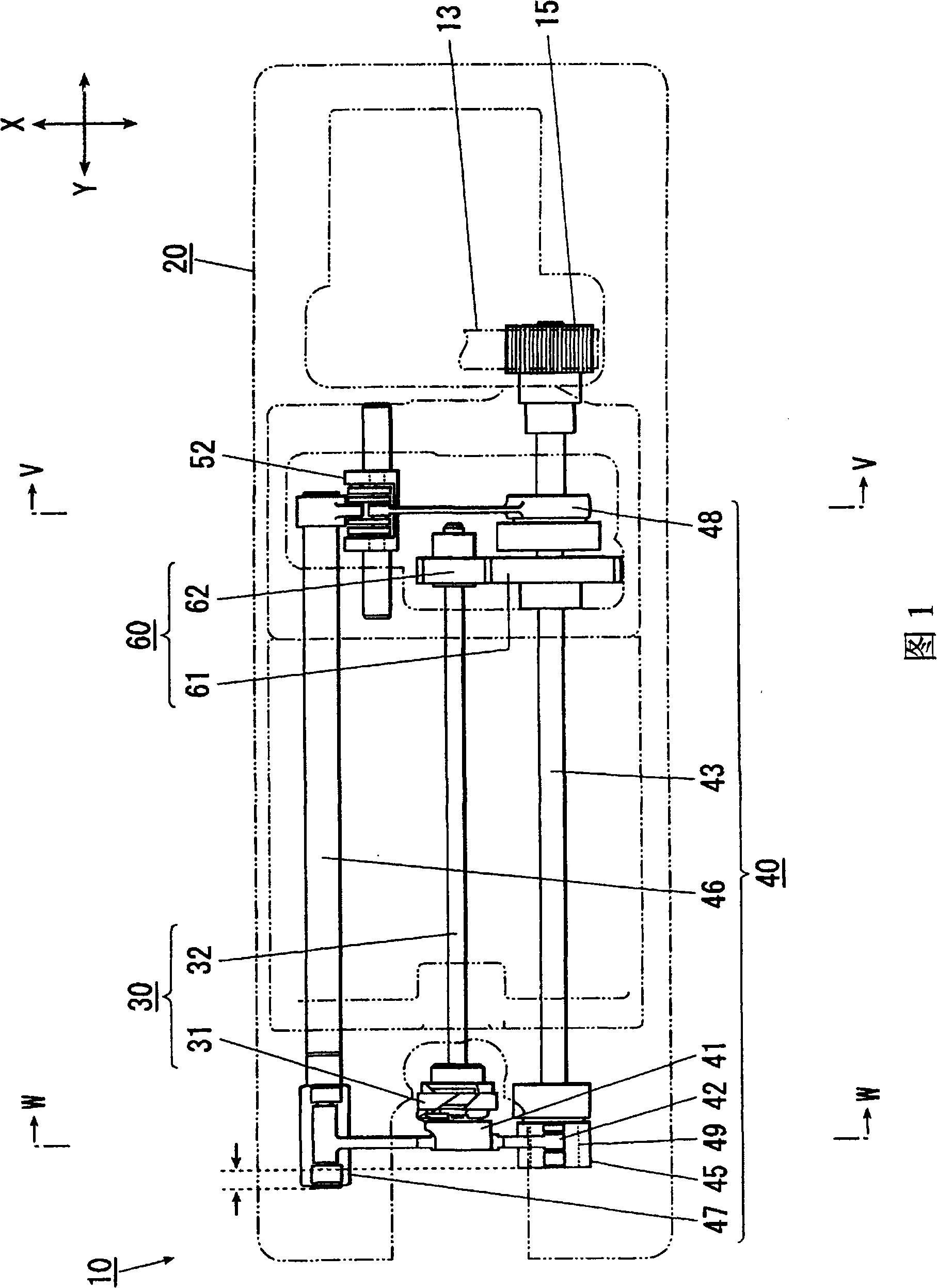 Feeding device of sewing machine