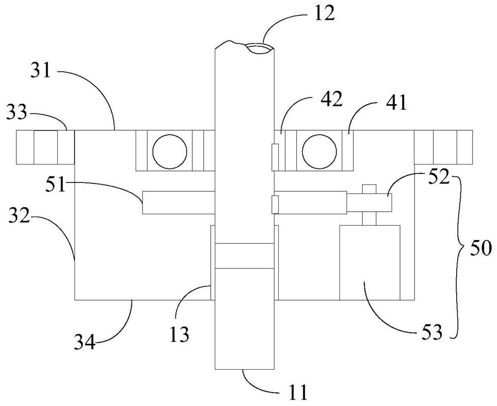 Casting device, lining trolley and pouring process