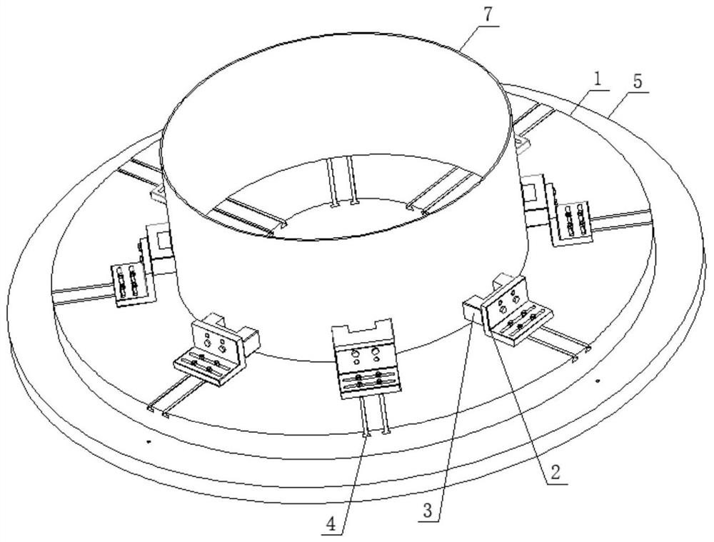 Positioning and clamping device for cylindrical parts