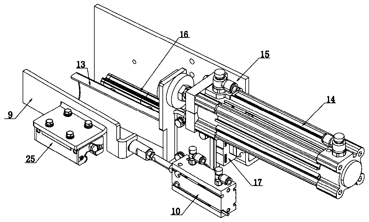 Automatic bean vermicelli bending device