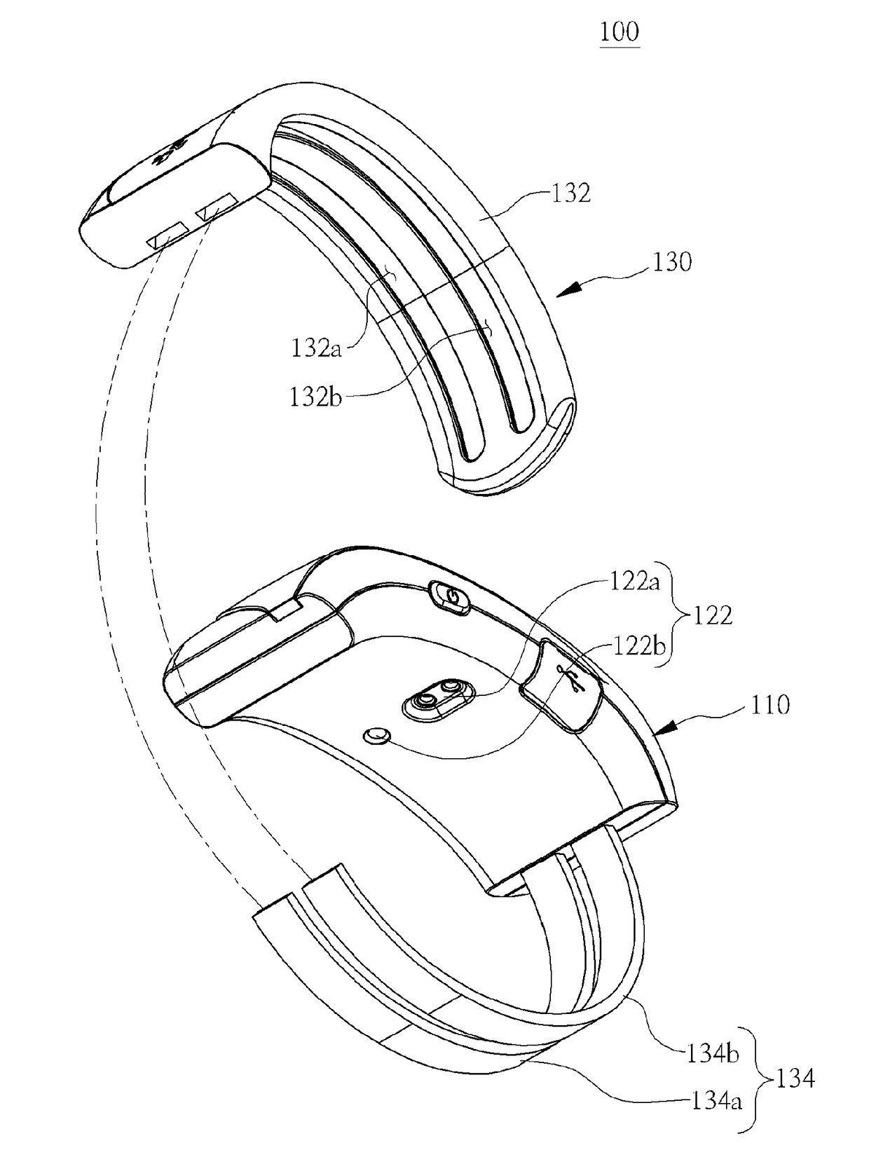 Wearable device having low-frequency generation function, and health care system  using the same