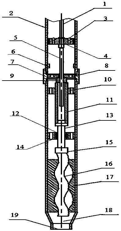 Compound double-acting rod oil well pump and oil production method thereof