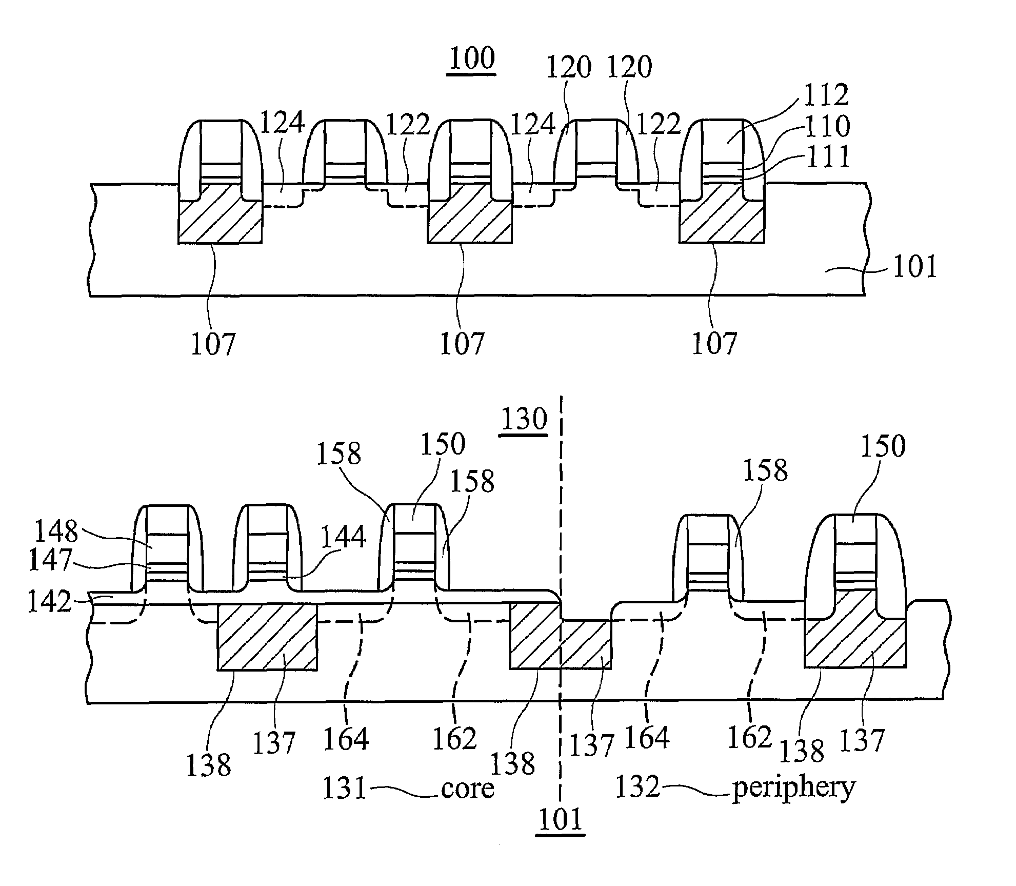 Method and apparatus for a semiconductor device with a high-k gate dielectric