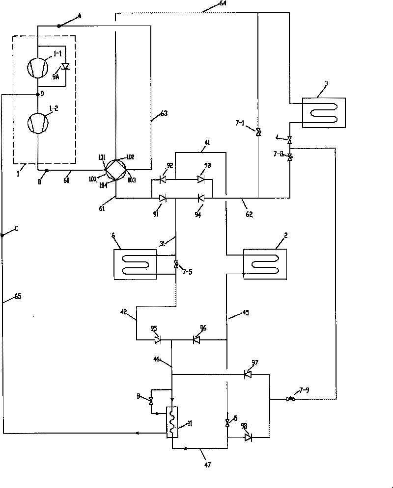 Air-conditioning heat pump device