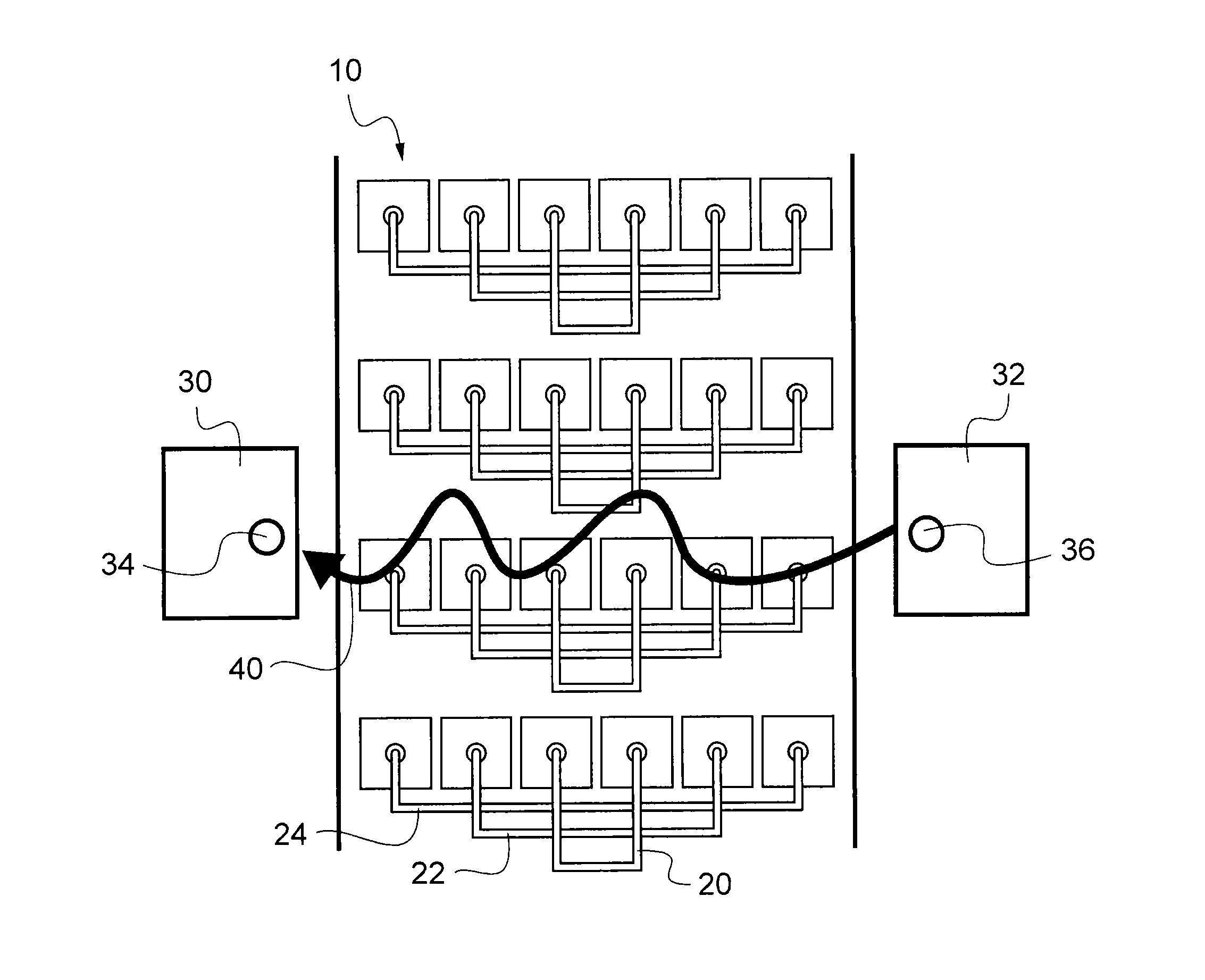 Electromagnetic wave propagation disruption device and method for producing same