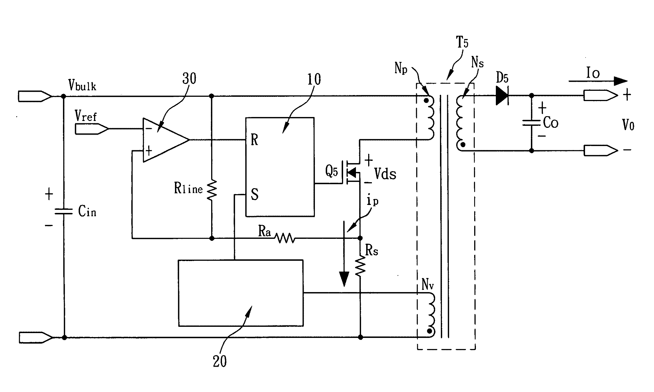 Constant-current circuit capable of voltage compensation and zero-voltage switching