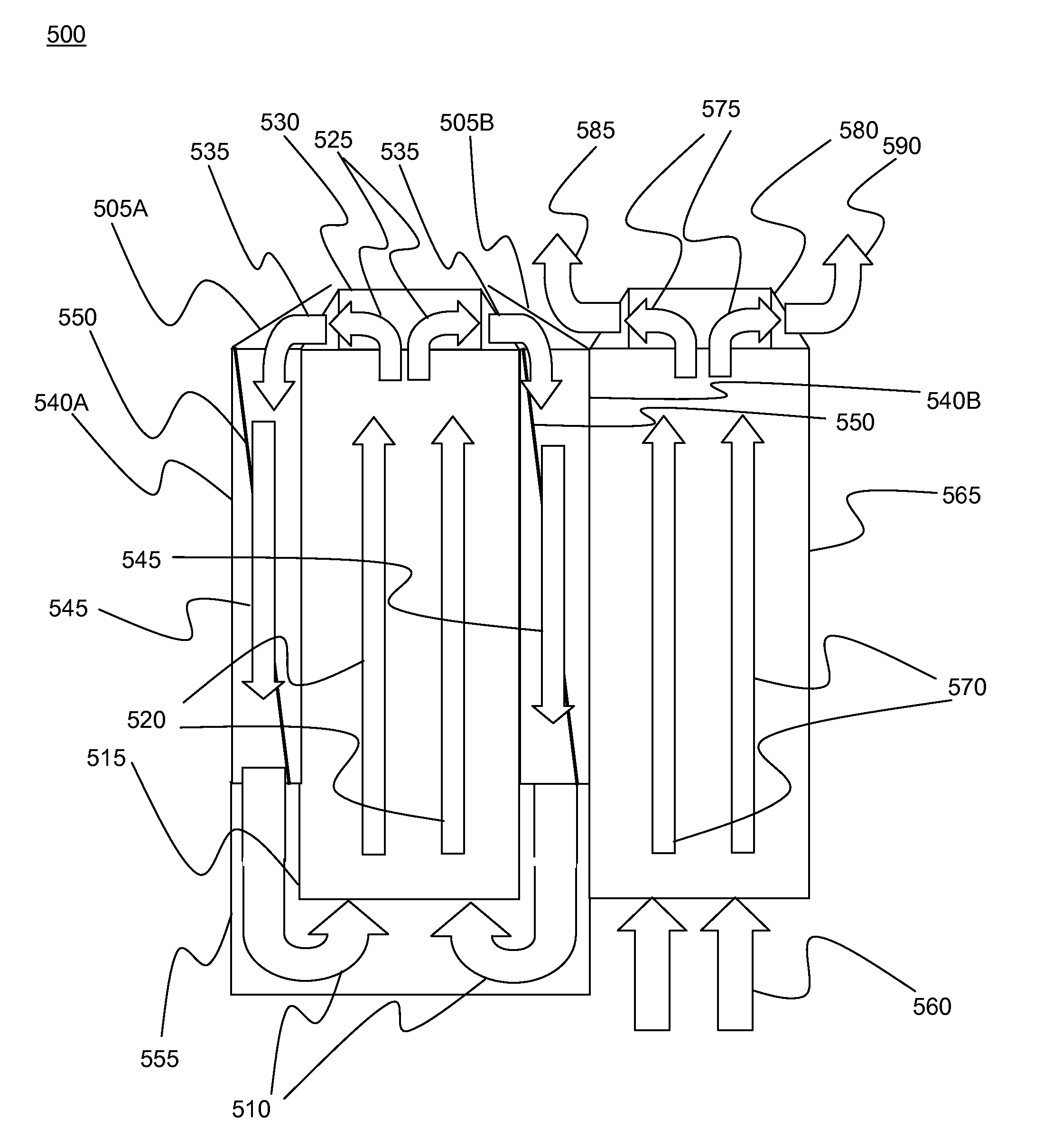 Sidecar in-row cooling apparatus and method for equipment within an enclosure