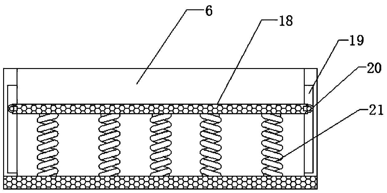 Agricultural product selling rack convenient to move