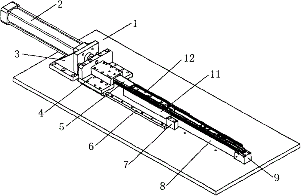Automobile seat sliding track assembling machine and assembling method for same